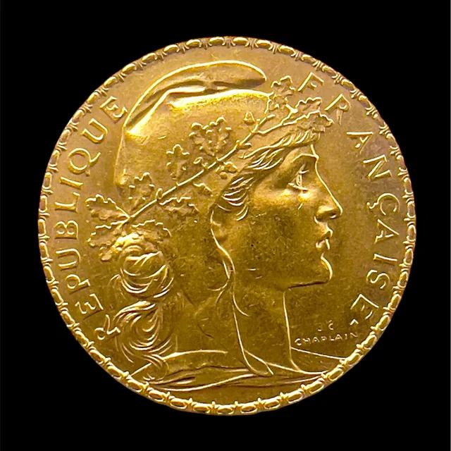 20 Francs or — Coq, 1910