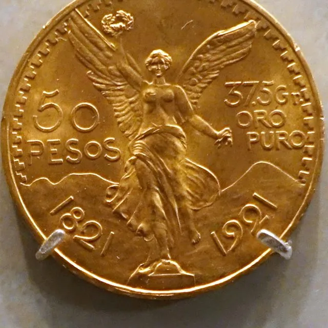 50 Pesos or — Centenario (Mexique)